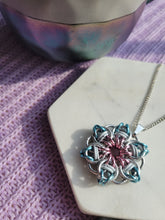 Load image into Gallery viewer, Large Celtic Flower Pendant/Keychain