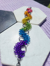 Load image into Gallery viewer, Rainbow Squiggle Bracelet