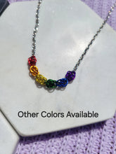 Load image into Gallery viewer, Dainty Sweet Pea Necklace