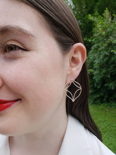 Load image into Gallery viewer, North Star Sterling Silver Post Earrings