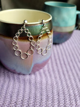 Load image into Gallery viewer, Full Graduated Bubble Sterling Silver Earrings