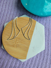 Load image into Gallery viewer, Tropical Wave Sterling Silver Post Earrings