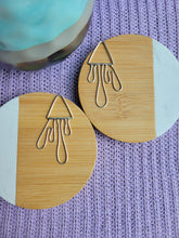 Load image into Gallery viewer, Drippy Pendulum Movement Sterling Silver Post Earrings