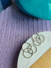 Load image into Gallery viewer, Celtic Knot Sterling Silver Post Earrings