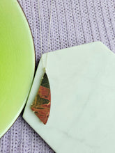 Load image into Gallery viewer, Jasper and Sterling Silver Asymmetrical Triangular Necklace