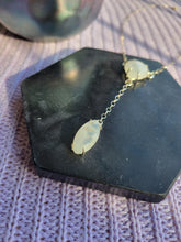Load image into Gallery viewer, Moonstone Lariat Necklace