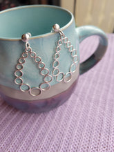 Load image into Gallery viewer, Full Graduated Bubble Sterling Silver Earrings