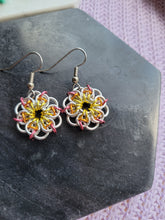Load image into Gallery viewer, Small Celtic Flower Earrings
