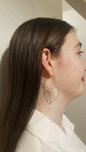 Load image into Gallery viewer, Rocky Mountain Spikes Sterling Silver Oval Hoop Earrings
